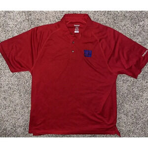 Vintage New York Giants Team Issued Coaches Polo 2007‎ Season Mens L RARE